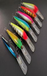 Whole Lot 12 Fishing Lures Minnow Fishing Bait Crankbait Tackle Insect Hooks Bass 28g18cm 4523919