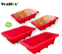 Baking Mould New MultiFunctional Mini Silicone Bread Loaf Cake Mould Non Stick Bakeware Baking Pan Oven Rectangle5105604