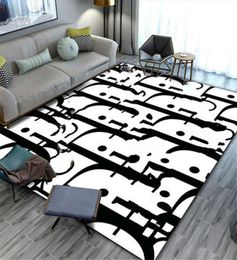 Fashion high quality Carpet 3D printed foot mat parlor living room rug noslip calssic pattern Top rugs bathroom9966362