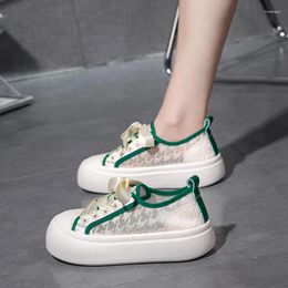 Casual Shoes 2024 Spring Summer Women Breathable Small White Board Fashion Lightweight Sports Chaussure Femme