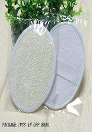 Exfoliating Loofah Pads Natural Organic Luffa and Terry Cloth Materials Loofa Sponge Scrubber Brush Close Skin For Men and Women W5535218