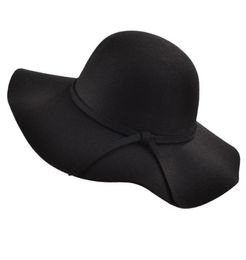 Women Wide Brim Hat Accessories Vacation Floppy Travel Bowknot Elegant Foldable Casual Ribbon Band Beach Autumn Sun Protection Sti9727313