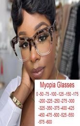 Sunglasses Office Trendy Clear Amber Blue Light Blocking Glasses Ladies AntiReflective Myopia Fashion Big Women039s Spectacle 1233142