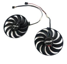 Fans Coolings FDC10U12S9C Cooler Fan For ASUS DUALRX 5500 XTO8GEVO ROGSTRIXRX5500 XTO8GGAMING Video Card Cooling5705874