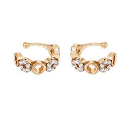 2 Pairs CZ Circle Earcuffs Clip Earrings Ear Ring Multicolor Copper Zircon Stone No Piercing Ear Cuff Earrings For Women Jewelry6337924