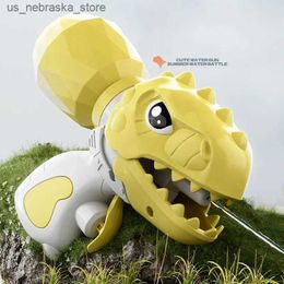 Sand Play Water Fun Dinosaur Geometry Shark Mini Gun Summer Swimming Pool Beach Toy Childrens Festival Spray Q240408