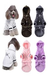 Dog Apparel Bathrobe Towel Pet Bath Robe Sleeping Clothes Drying Super Absorbent Coat Large Medium Small Supplies1489990