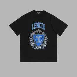 BLCG LENCIA Unisex Summer T-shirts Mens Vintage Jersey T-Shirt Womens Oversize Heavyweight 100% Cotton Fabric Workmanship Plus Size Tops Tees BG30233