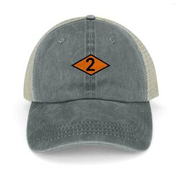Berets Army Ranger Diamond Vintage 2Nd Battalion Cowboy Hat Military Tactical Cap Tea Golf Wear Men's Women's