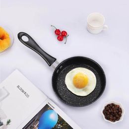 Pans Long Handle Mini Non-stick Pan 12cm Professional Omelette Pot With Anti-stick Coating Lightweight Fry Egg Baby Food