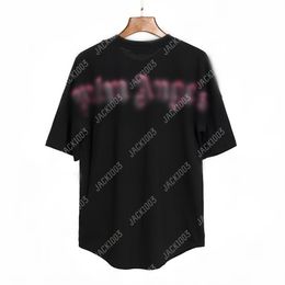 Palm PA 24SS Summer Letter Printing Logo T Shirt Boyfriend Gift Loose Oversized Hip Hop Unisex Short Sleeve Lovers Style Tees Angels 2150 NNJ