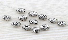 MIC 100pcs Antique silver alloy exquisite Spacer Beads 75x8mm fits European Style Charm Bracelet Necklace D314371297