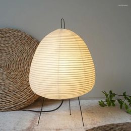 Table Lamps Creative Art Rice Paper Lantern LED Lamp Japanese Home Decor Lights Living Room Bedroom Bedside El Tripod Floor