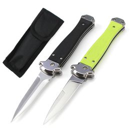 Folding Blade Knife Fast Open military knife 440C Nylon handle pocket knife camping hunting survival Knives Tool