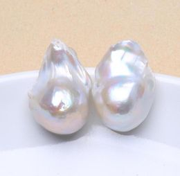 Stud Earrings Natural Freshwater Pearl 925 Sterling Silver Large Baroque 1525mm INS Fine Jewelry Gifts For Women EA9018855