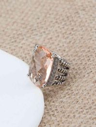 High Rings Designers Quality Fashion Jewelry Men Ring Designer For Women Classic Vintage Diamond Ladies Orange Morganite Zircon Bi2898060