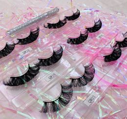 OEM Winged Eyelash Extensions cdd Curl Strip Eyelashes Russian Volume Mink Strip Lashes6204376