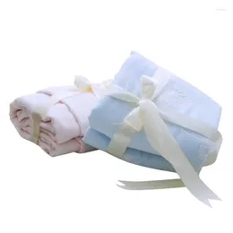 Blankets 110 110cm Cotton Bamboo Muslin Baby Blanket Born Infant Swaddle Towel 6 Layer Soft Quilt For Stroller