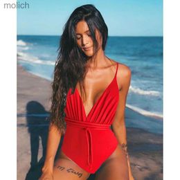 Women's Swimwear New 2024 Sexy One Piece Swimsuit Female Backless Bodysuit Brazilian Monokini Swimwear Women Bathing Suit Swimming Beach Wear WX