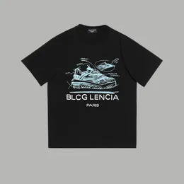 BLCG LENCIA Unisex Summer T-shirts Mens Vintage Jersey T-Shirt Womens Oversize Heavyweight 100% Cotton Fabric Workmanship Plus Size Tops Tees BG30228