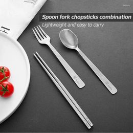 Flatware Sets Titanium Chopsticks Spoon Fork Portable Outdoor Travel Tableware Mould Resistant High Temperature No Rust Chopstick