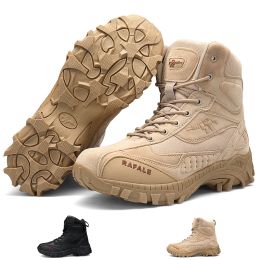 Shoes Military Boots Men Tactical Boots Army Boots Light Outdoor AntiSlip Combat Ankle Boot Work Safety Shoes Motocycle Boots