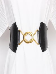 Plus size belt woman waist corset belts for women wide cummerbunds designer elastic big ceinture femme high quality dress belt7809512