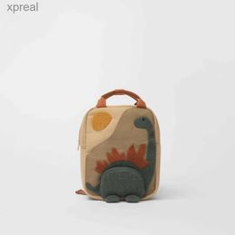 Backpacks Childrens Dinosaur Bag Childrens Cartoon Animal Backpack Animation School Bag Childrens Kindergarten Backpack WX