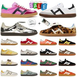 wales bonner shoes leopard print desinger shoes men sambaba sneakers womens spezials silver metallic cloud sambasneakers sporty and rich sneakers trainers dhgate