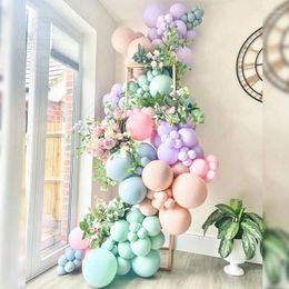 Party Decoration 103PCS Macaron Color Balloon Garland Kit Spring Day Outdoor Wedding Propose Birthday Supplies