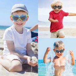 Sunglasses Children Cute Cartoon Personality Street Shooting UV400 Sunglasses Boys Outdoor Sun Protection Sunglasses Kid Classic Sunglasses