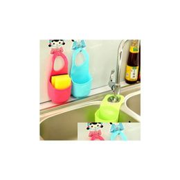 Other Kitchen Tools Bathroom Gadgets Toothbrush Holder For Tootaste Mti-Colors Soap Dish Hanging Storage Box Set Drop Delivery Home Dhjfh