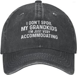 Ball Caps I Don't Spoil My Grandkids I'm Just Very Accommodating Cap Men Baseball Hat Cute