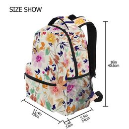 Backpacks 2021 New Girls School Bags Women Elementary Backpack Flower Print Children Student Bag Kids Bookbags Mochila Escolar