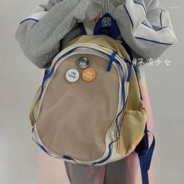 Backpack Women's Japanese Design Sense Teenagers Schoolbags Large Capacity Lightweight Fashion Travel Bag Laptop