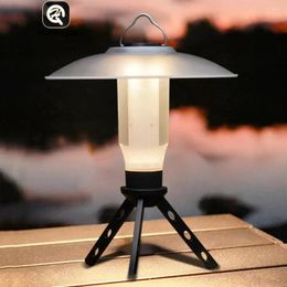 Flashlights Torches Type-C USB Rechargeable 2000mAh Camping Light 160LM Portable Bottom 1/4 Threaded Interface BBQ Picnic Hiking