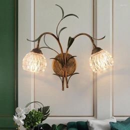 Wall Lamps TEMAR Contemporary Lamp French Pastoral LED Creative Living Room Bedroom Corridor Home Decoration Light