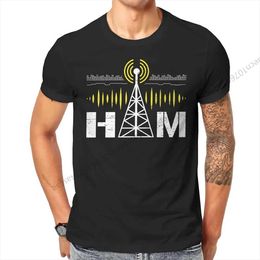 Men's T-Shirts Amateur Radio Ham Radio Operator T-shirt Graphic Mens Top Retro Summer Cotton T-shirtL2405L2405
