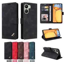 Phone Cases For Xiaomi 14 POCO X6 M6 Redmi Note 13 13C 70E Pro Plus 4G 5G Wallet Retro Leather TPU Case