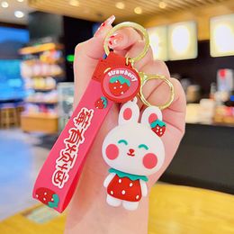 Fashion Cartoon Movie Character Keychain Rubber And Key Ring For Backpack Jewelry Keychain 53025