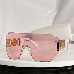 Designer for women men rimless mirror VE2258 oversized glasses Outdoor sports protective goggles classic brand sunglasses original box 3780