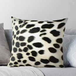 Pillow Dalmation Fur Texture Black And White Throw Custom Po Sofa Cover Covers For Pillows