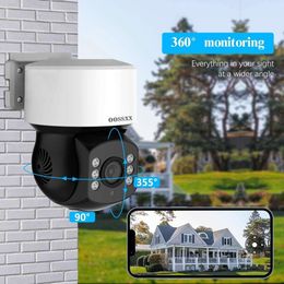 OOSSXX (PTZ Full HD) Digital Zoom Wired Security Camera System Outdoor Dome Home Video Surveillance Cameras CCTV - Ultimate Protection for Your Home