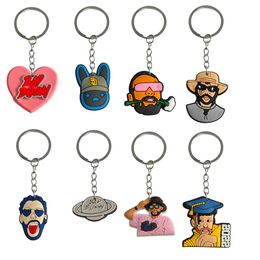 Key Rings Bad Rabbit 51 Keychain For Goodie Bag Stuffers Supplies Car Keyring Keychains Boys Suitable Schoolbag Backpacks Chain Party Otydg