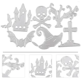 Storage Bottles Halloween Die Cut Metal Cutting Craft Embossing Tool Dies Stamps DIY Carbon Steel Gift Witch Decor