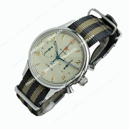 Men's 1963 Seagull Movement Pilot Watch - 40mm Mechanical Chronograph, Sapphire Crystal, ST1901, 38mm Option