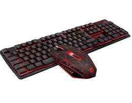 Gaming Keyboard and Mouse Kit Professional Backlights Keyboards and Breathing Mice for Desktop Gamer Suspension Key Optical Gaming7784026