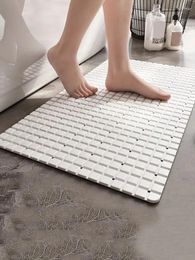 Carpets Bathroom Non-slip Mat With Suction Cups Hollow Splicing Waterproof Toilet Pool Kitchen Floor Mats