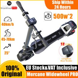 EU Stock Mercane WideWheel Pro Smart Electric Scooter 48V 1000W Kickscooter Wide Wheel Dual Motor Disc Brake Skateboard Inclusive of VA 249O