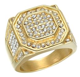 Fashion Classic Men Women Ring Gold Plated Diamond Ring Anniversary Day Gift Engaged Wedding Ring Size 6139549780